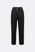 Straight Cut Trousers With Metal Detail