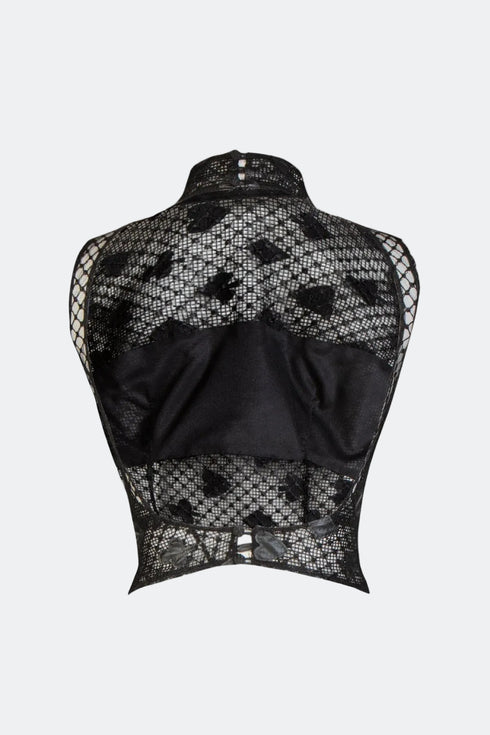 Turtleneck Sleeveless Top