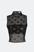 Turtleneck Sleeveless Top