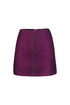 Shiny Fabric Mini Pencil Skirt