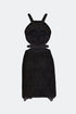 Mini Dress With Back Decollete