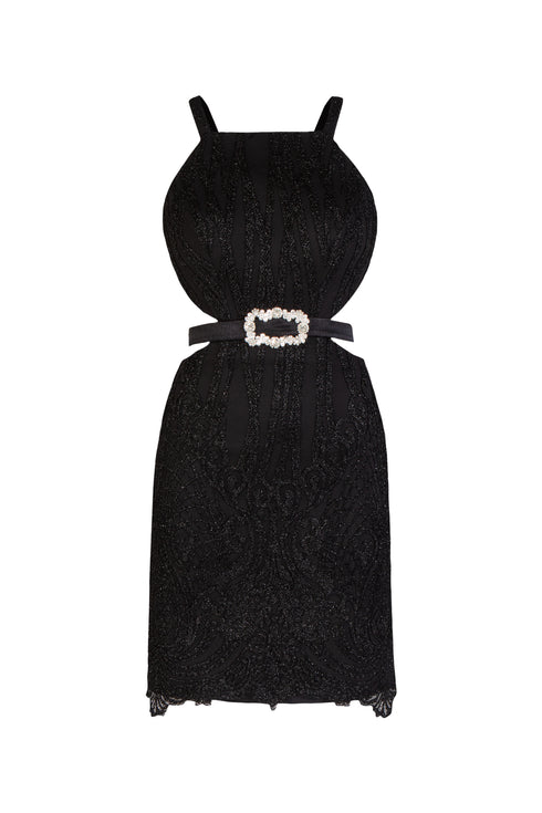 Mini Dress With Back Decollete