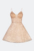 V-Neck Strap Mini Dress