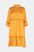 Cyrus3/4 Sleeve Mini Dress With Frill Detail