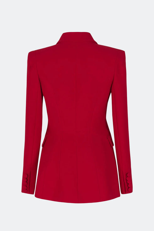 Double Breasted Jacket Red