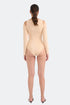Neck And Chest Detailed Snap Crotch Body With Long Sleeves