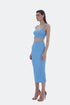 V NECK CROP TOP - Barrus London