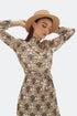PLEATED SKIRT, LONG SLEEVES SHIRT DRESS - Barrus London