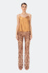 Soft V-Neck Chain Hanging Blouse