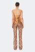 Soft V-Neck Chain Hanging Blouse