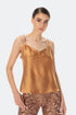 Soft V-Neck Chain Hanging Blouse