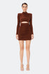 Long Sleeve Cut Out Mini Dress
