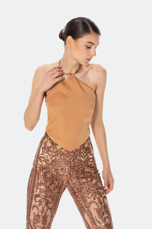 Neck Chain Gold Top