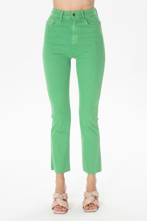 Green High Waist Trousers