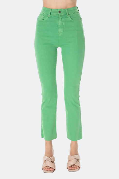 Green High Waist Trousers