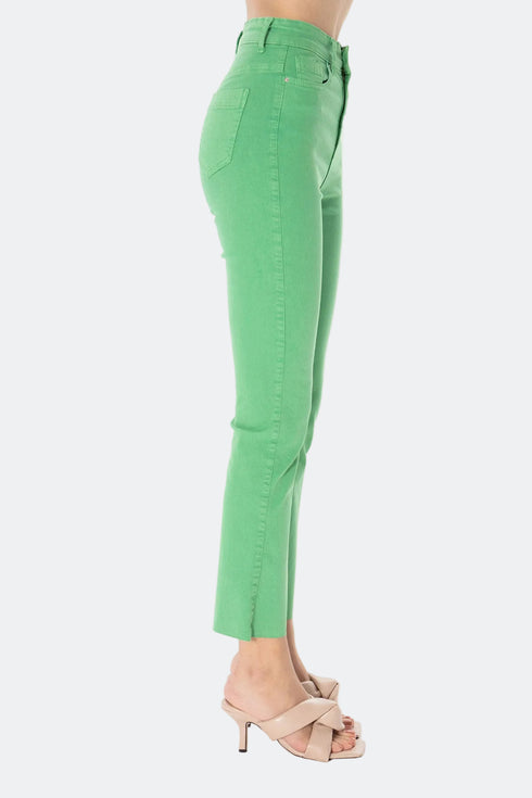 Green High Waist Trousers