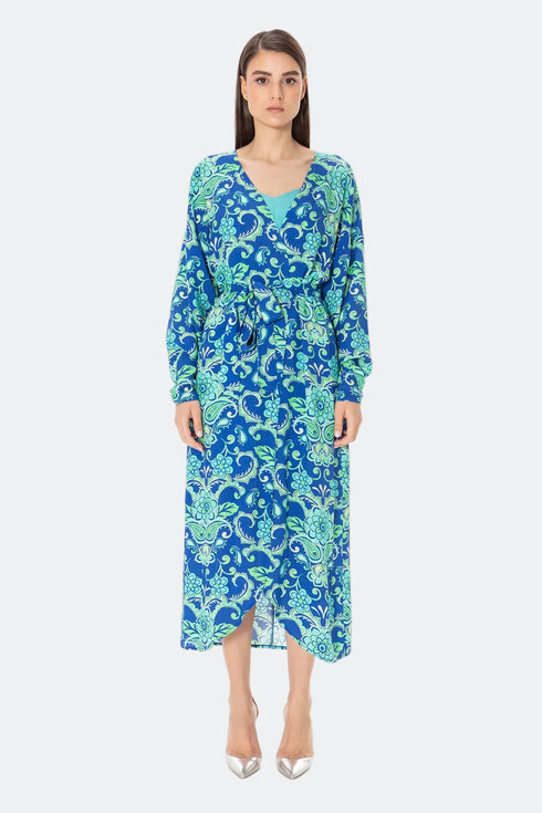 Patterned Long Sleeve Kimono