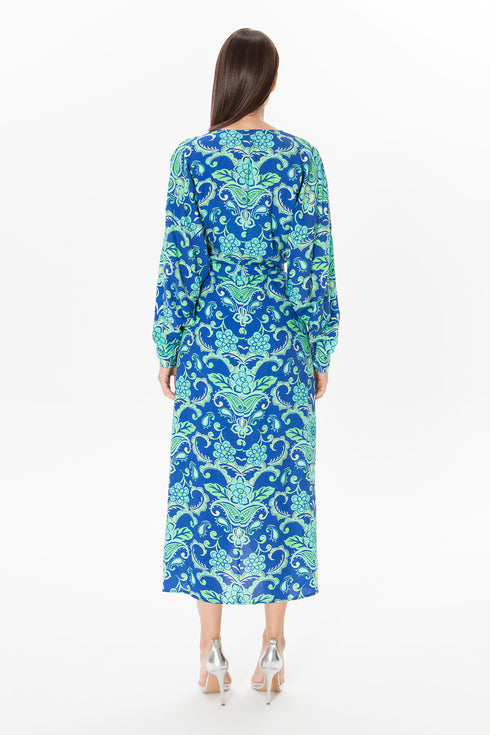 Patterned Long Sleeve Kimono