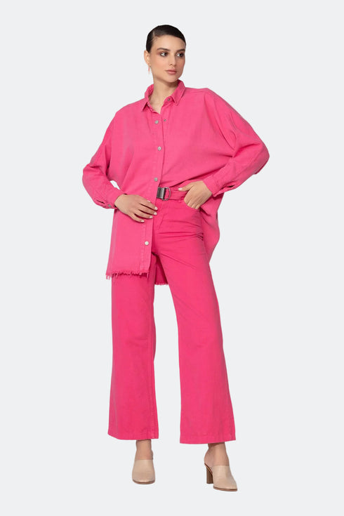 High Waist Flared Trousers