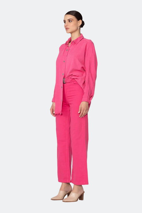 High Waist Flared Trousers