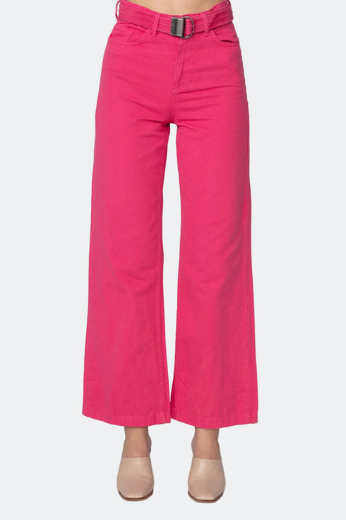 High Waist Flared Trousers