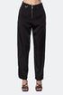 Straight Cut Trousers With Metal Detail