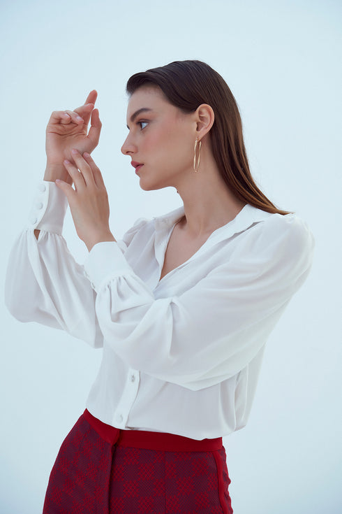 SHIRT WITH BUTTONS - Barrus London