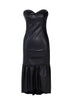 Vegan Leather Dianella Midi Dress