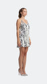 Full Sequin Straps Mini Dress