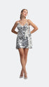 Full Sequin Straps Mini Dress