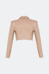 Vegan Leather Fit Short Jacket