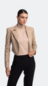 Vegan Leather Fit Short Jacket