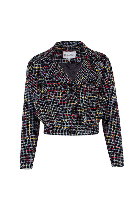 Tweed Bomber Jacket