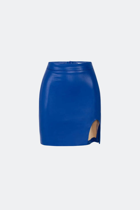 Low-Cut Pencil Mini Skirt