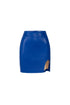 Low-Cut Pencil Mini Skirt