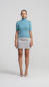 Light Blue Soft Turtle Neck Sweater