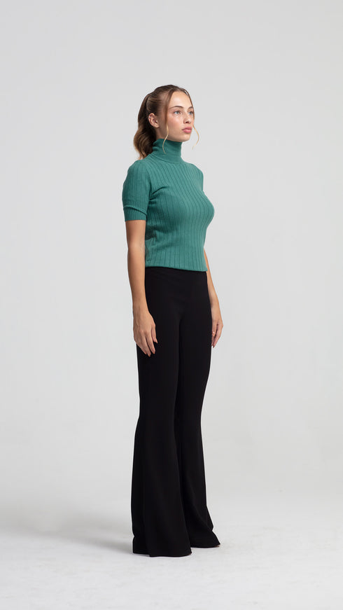 Viridian Soft Turtleneck Sweater