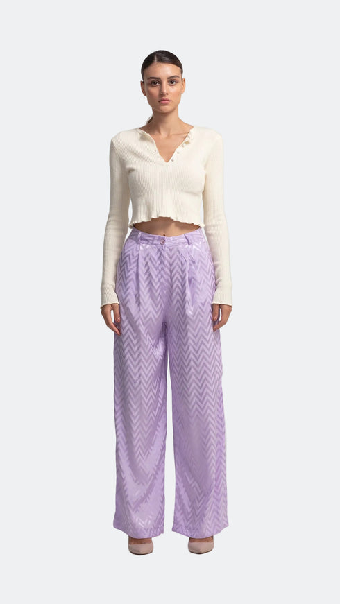Lavender Palazzo Trousers