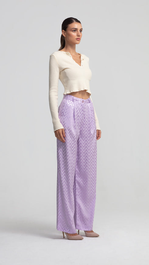 Lavender Palazzo Trousers