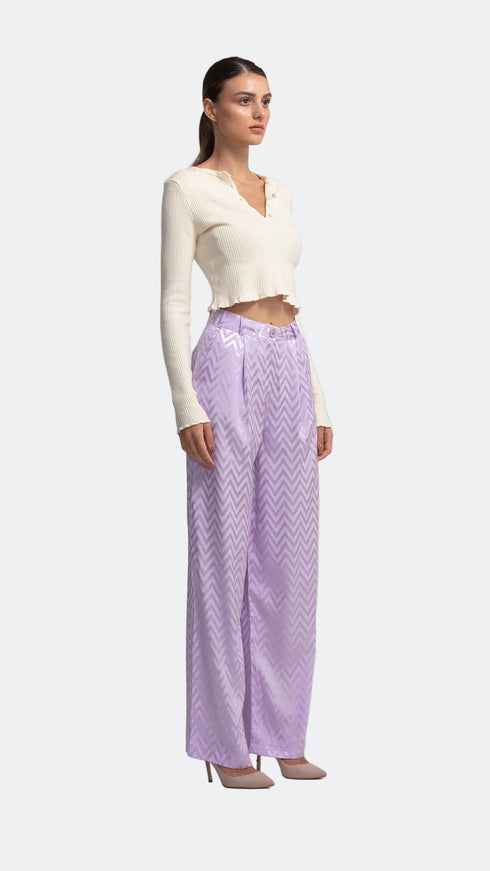 Lavender Palazzo Trousers