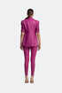 Vegan Leather Royal Fuchsia High Waist Tights