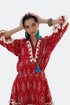 V NECK TASSEL DETAILS DRESS - Barrus London