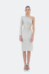 ONE SHOULDER MIDI DRESS - Barrus London