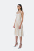 SEQUINED BUSTIER MIDI DRESS - Barrus London