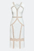 FRENCH LACE DETAILED PENCIL DRESS - Barrus London