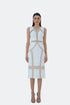 FRENCH LACE DETAILED PENCIL DRESS - Barrus London