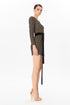 V-Neck Jacket Dress