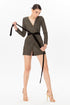 V-Neck Jacket Dress