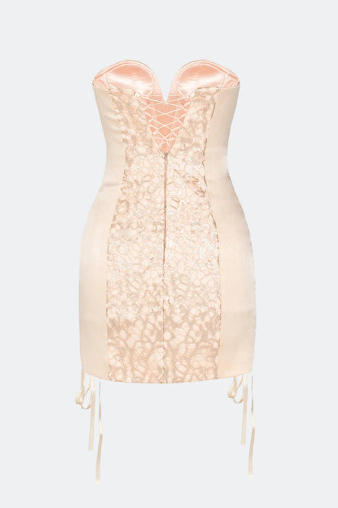 Lace Detailed Mini Dress
