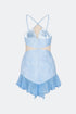 Transparent Detailed Mini Dress